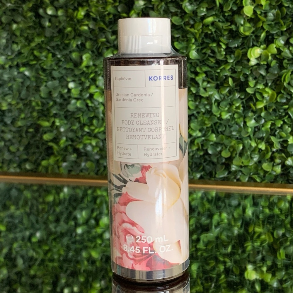 Korres GRECIAN GARDENIA Renewing Body Cleanser | NEW | Shower Gel Body Wash